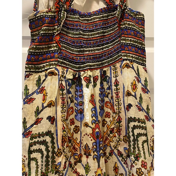 NEW Anthropologie Embroidered Maxi Dress 6 - Picture 11 of 13